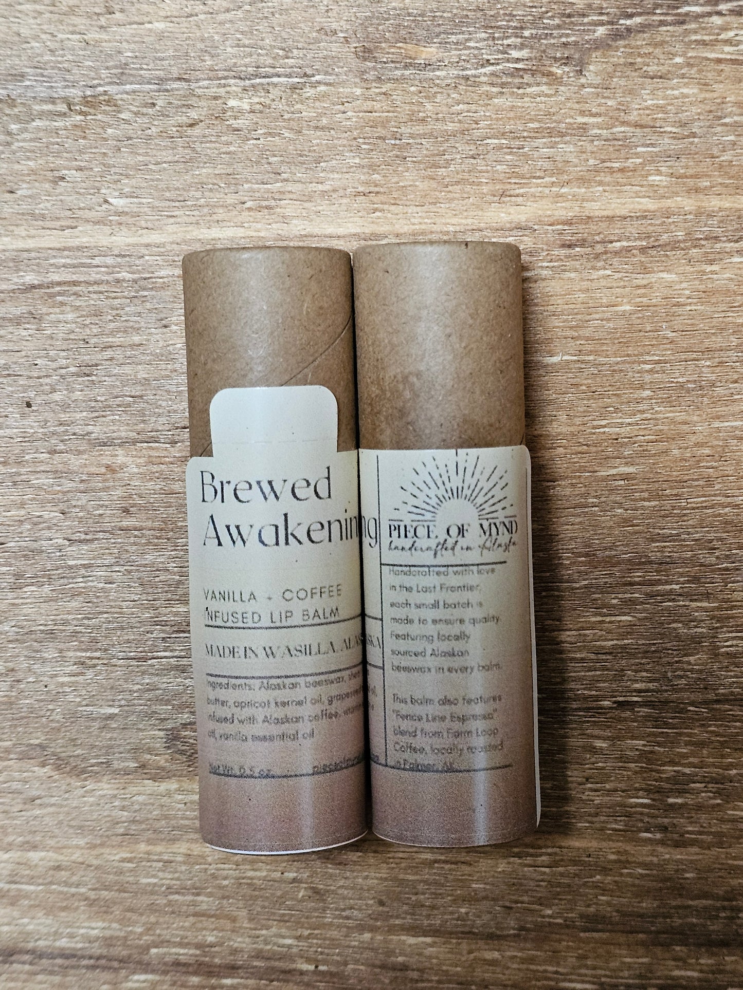 Brewed Awakening | Vanilla + Coffee | Infused Lip Balm