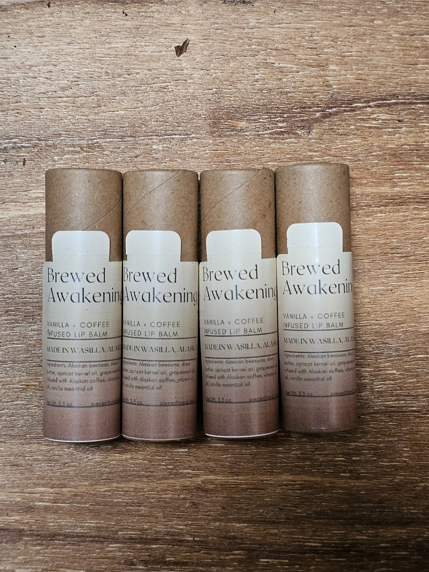 Brewed Awakening | Vanilla + Coffee | Infused Lip Balm