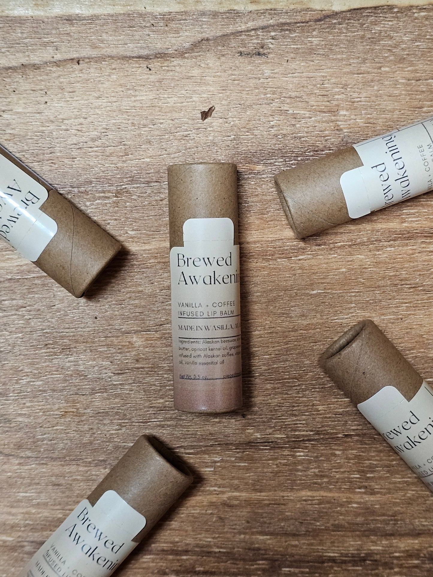 Brewed Awakening | Vanilla + Coffee | Infused Lip Balm
