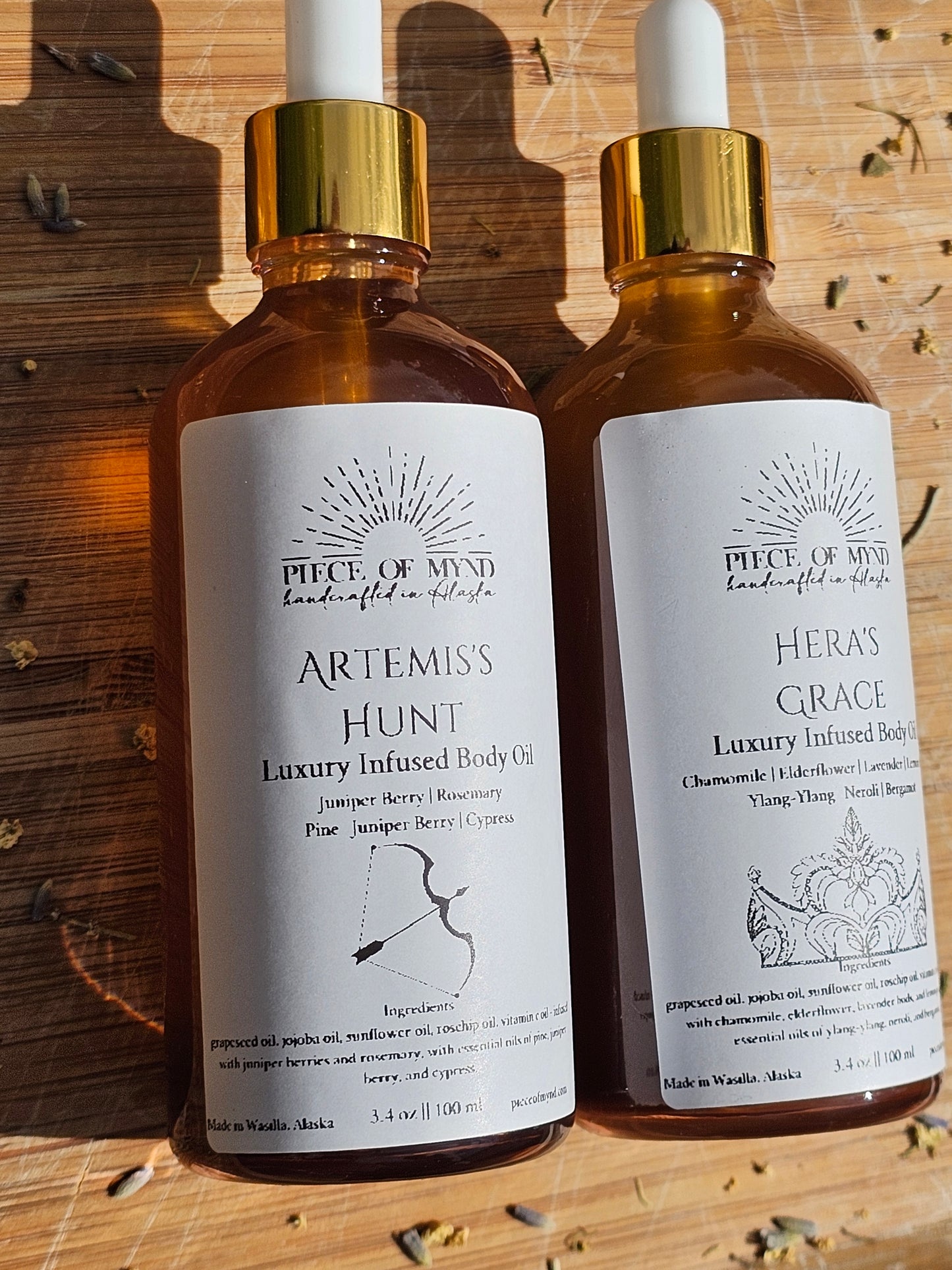 Untamed Grace | Artemis x Hera | Dry Body Oil Bundle