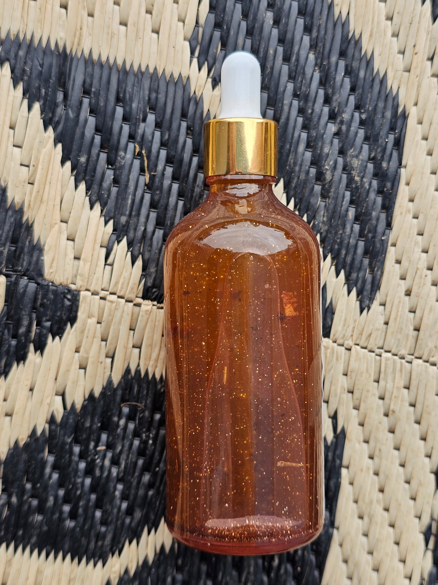Hecate's Veil | Stardust Collection | Patchouli + Sandalwood + Clove Bud | Glitter Infused Dry Body Oil