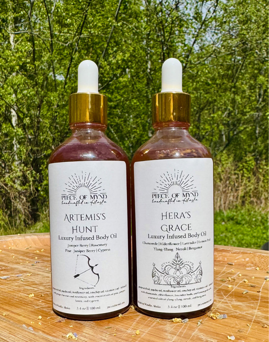 Untamed Grace | Artemis x Hera | Dry Body Oil Bundle