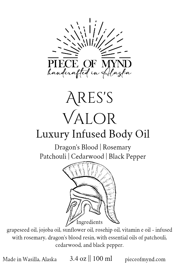 Ares's Valor | Dry Body Oil