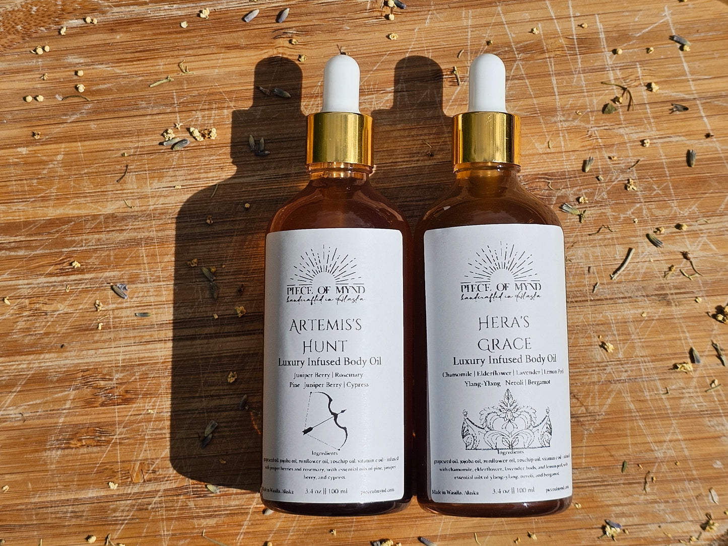 Untamed Grace | Artemis x Hera | Dry Body Oil Bundle