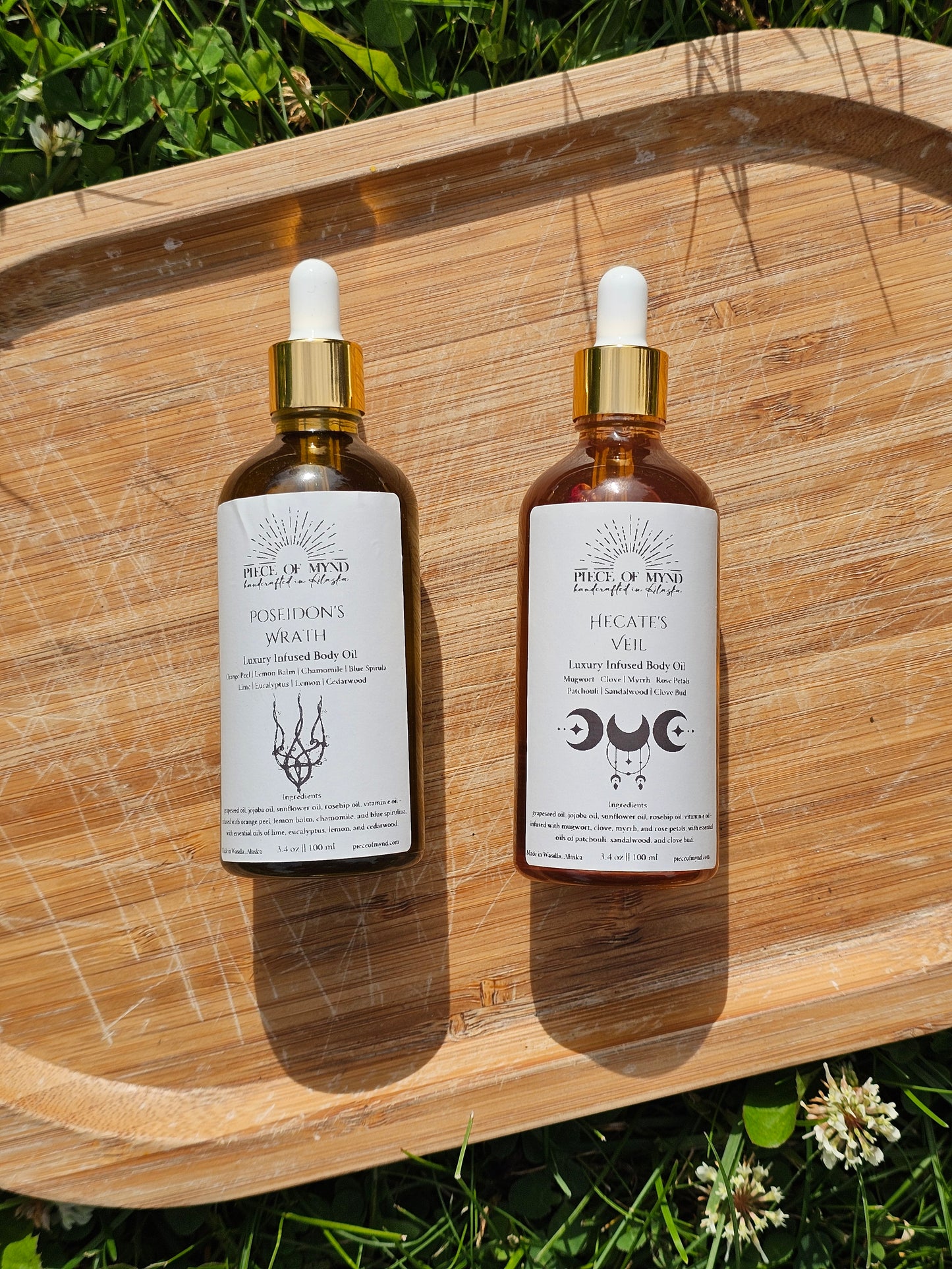 Veil of Wrath | Hecate x Poseidon | Dry Body Oil Bundle