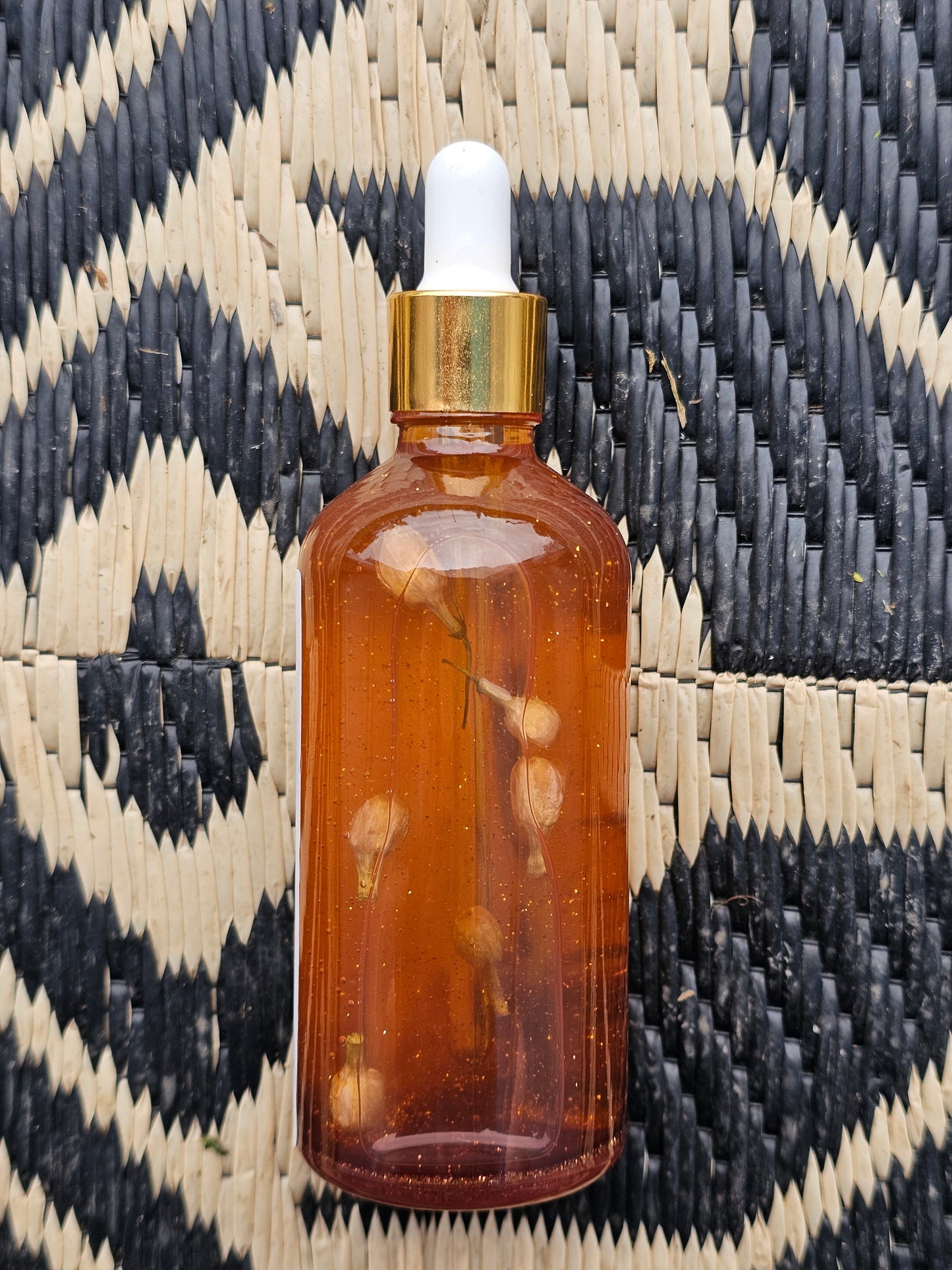 Aphrodite's Kiss | Stardust Collection | Jasmine + Rose + Sweet Orange | Glitter Infused Dry Body Oil