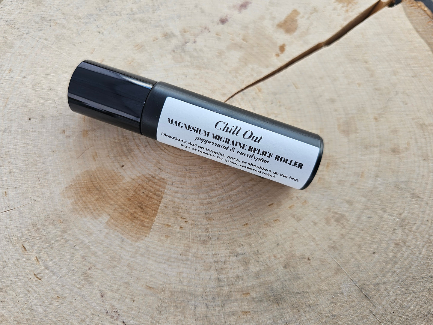 Chill Out | Peppermint + Eucalyptus | Magnesium Migraine Relief Roller