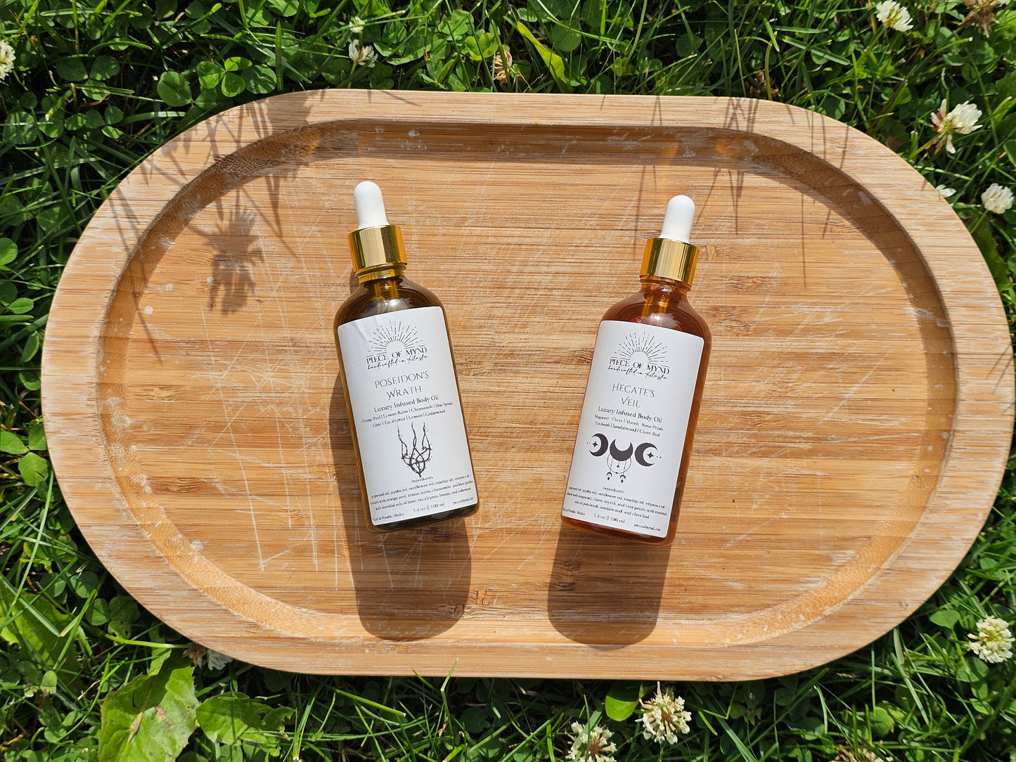 Veil of Wrath | Hecate x Poseidon | Dry Body Oil Bundle