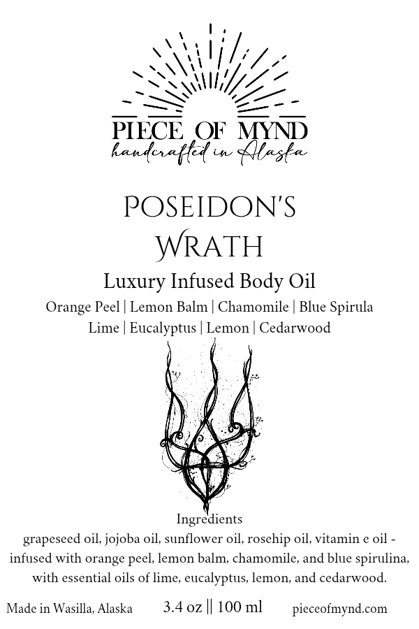 Poseidon's Wrath | Dry Body Oil