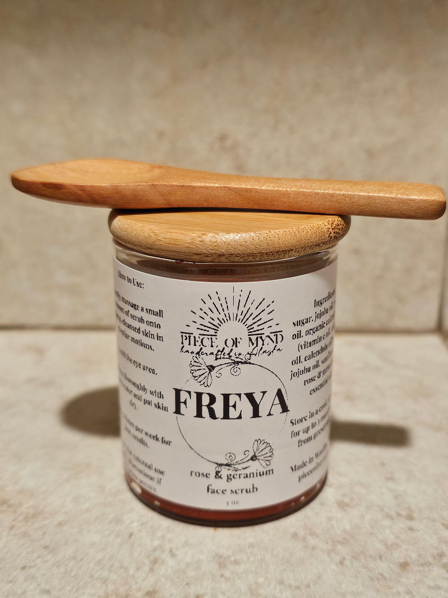 Freya Rose & Geranium Face Sugar Scrub