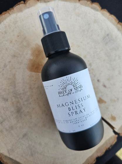 Mystic Bliss Magnesium Spray | Cedarwood + Geranium + Rose + Patchouli | Topical Magnesium Spray