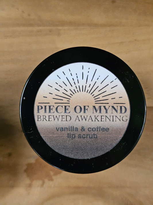 Brewed Awakening | Coffee Infused Lip Scrub | Coffee + Vanilla