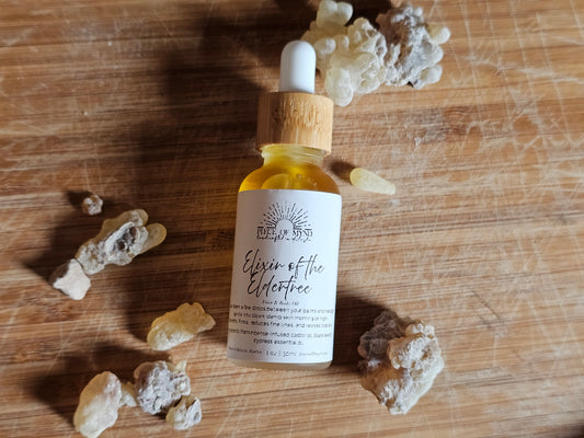 Elixir of the Eldertree | Frankincense Infused Facial Oil (1oz Bottle)