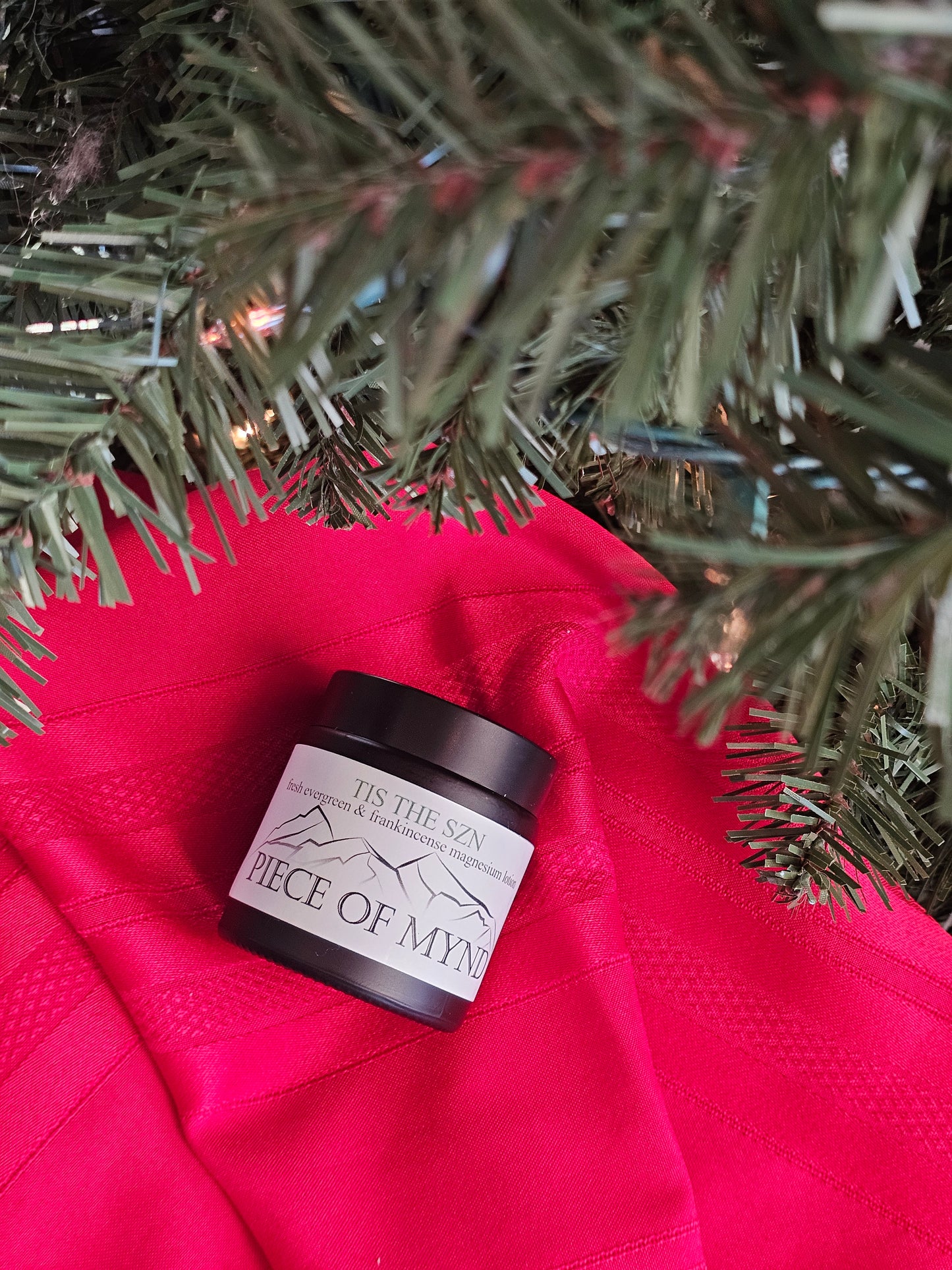 Tis the Szn | Evergreen + Frankincense | Seasonal Magnesium Lotion