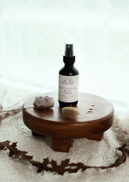 Sacred Bliss Magnesium Spray | Frankincense + Eucalyptus + Cedarwood | Topical Magnesium Spray
