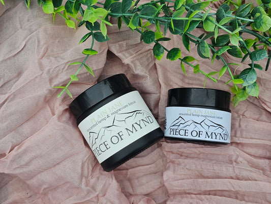 Plain Jane | Unscented | Hemp + Magnesium Lotion